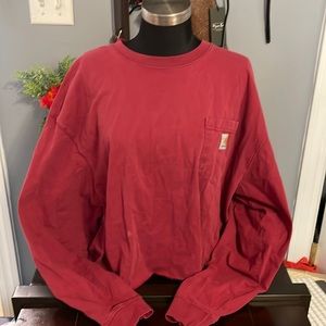 Vintage Carhartt Cropped Long Sleeve Tee
